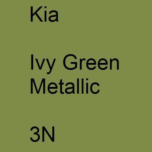 Kia, Ivy Green Metallic, 3N.